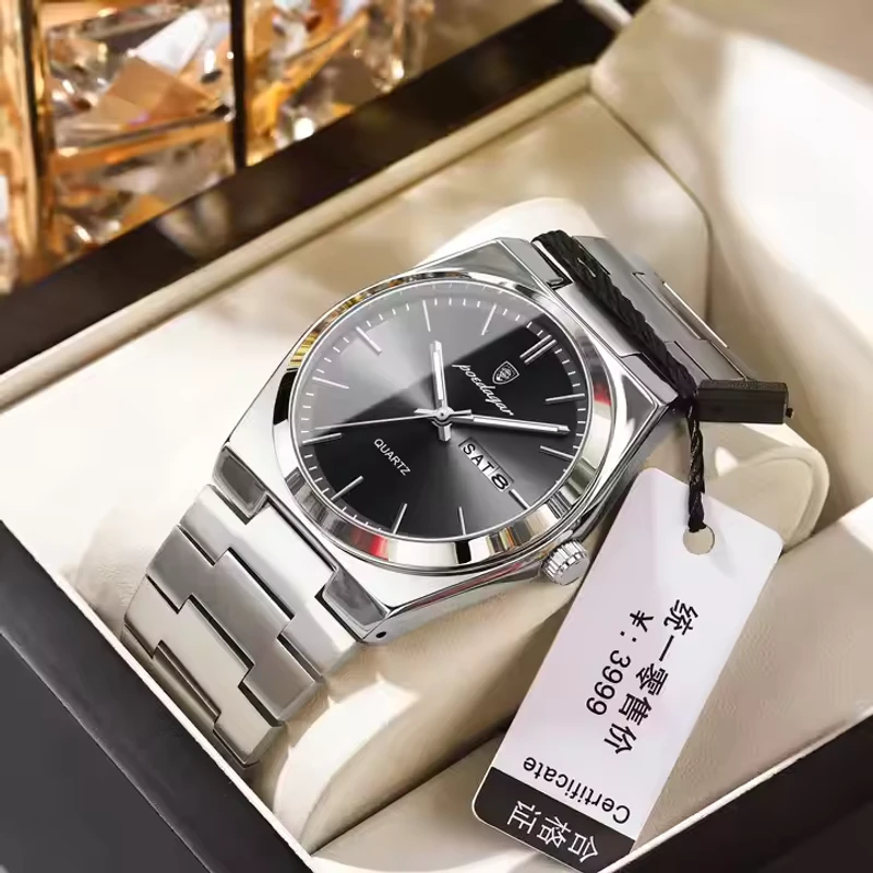 Poedagar 930 Luxury Watch (Silver-Green